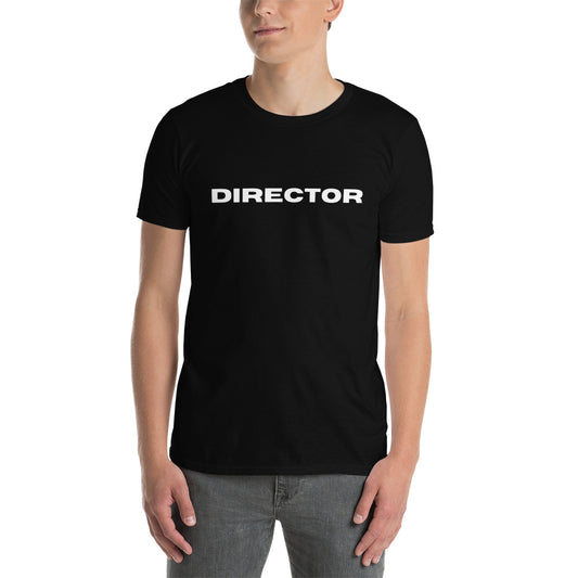 Film Director Short-Sleeve Unisex Black T-Shirt