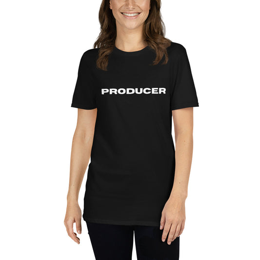 Film Producer Short-Sleeve Unisex Black T-Shirt